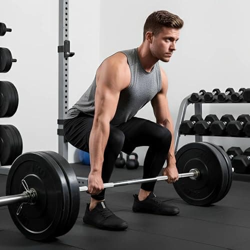 AIRHAS Mens Barefoot Shoes with Wide Toe Box Gym Workout Sneakers for Men Zero Drop Walking Shoes(Black,11.0) - Thumbnail 2