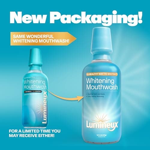 Lumineux Teeth Whitening Kit Peroxide Free for Whiter Teeth Includes 7 Whitening Treatments, 1 Mouthwash, 1 Toothpaste & 1 Bamboo Toothbrush, Dentist Formulated - Thumbnail 6