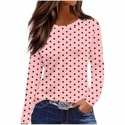 Under Scrubs for Women Long Sleeve Slim Fit Pink Medium - Thumbnail 2