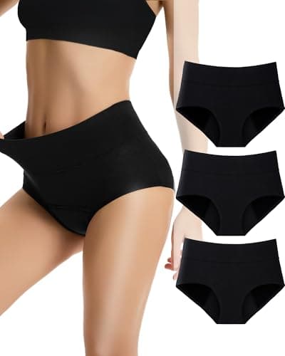 Dtuomo Period Underwear for Women Heavy Flow, Absorbency LeakProof Postpartum Underwear Period Panties Women Menstrual Briefs - Image 1