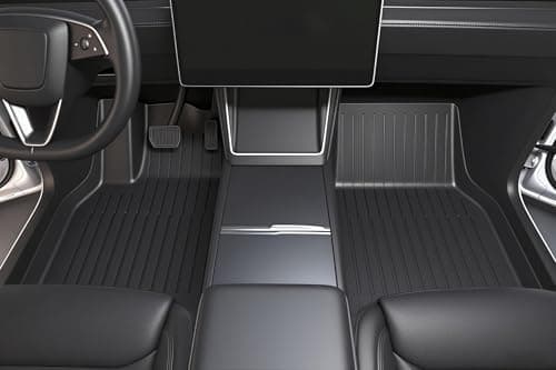 SUPER LINER Tesla Model Y Juniper 2025 2026 Floor Mats & Cargo Liners Full Set 10 PCS Extra-Thick TPE CabinProtect™ for 5-Seater | All-Weather Pet & Child-Friendly Accessories(Not for Standard) - Thumbnail 4