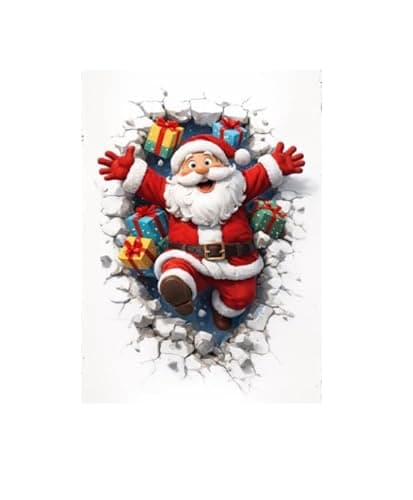 Carastora This Santa Claus Pattern Flannel Blanket is Perfect for Draping Over Sofas and beds. It's Warm and Lightweight, Making it a Great Home Decor Item and Gift. 40 x 50 in. - Image 1