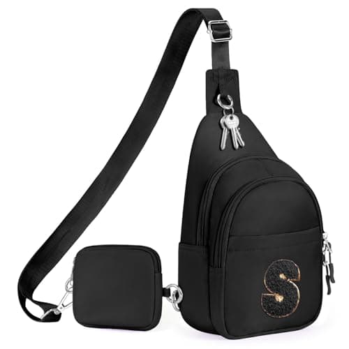 X-KIDS Initial Fanny Pack for Teen Girls Cute Crossbody Bag Sling Purse Personalized Gifts for Teen Girls Kids 6-14 Years Old - Image 1