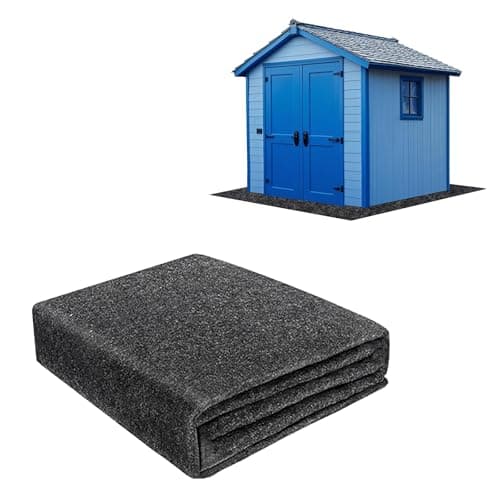 Betagt 6 x 7.87 FT Outdoor Storage Shed Mat, 3mm Thickened Waterproof Shed Base Flooring Pad, Outdoor Carport Mat, Anti-Slip Dustproof Patio Furniture Floor Scratch Prevention - Image 1