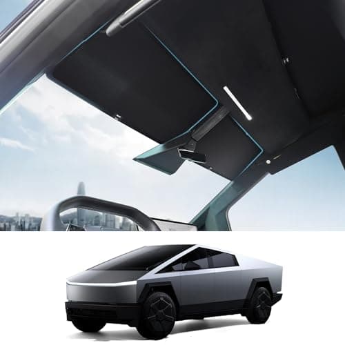 Cybertruck Sunshade Roof Heat-Insulating, UV-Protective, Nano-Reflective Interior Accessories for Tesla Cybertruck 2024-2026 (2PCS)