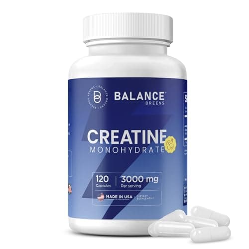 Creatine Monohydrate 3,000mg 120 Capsules – Non-GMO, Gluten-Conscious, High-Purity Pre-Workout Supplement for Muscle Growth and Enhanced Performance – Micronized Formula - Image 1