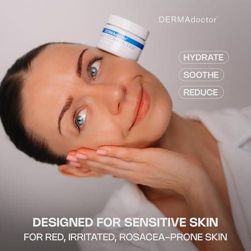 DERMAdoctor Hyaluronic Acid Moisturizer, Hydrating Moisturizer Face Cream Delivering Redness Relief For Face And Soothing Hydration with Squalane & Hyaluronic Acid White Tea Extract – 1.7oz - Thumbnail 2