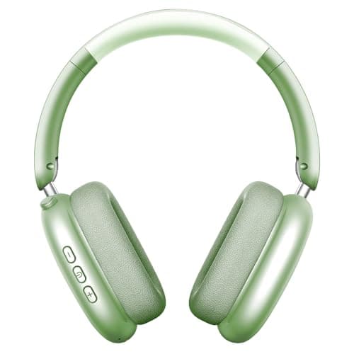Wentronic Y01 Wireless Noise Canceling Headphones Bluetooth 5.3 Over Ear Headphones with Microphone, Hi-Res Audio, 48H Playtime, Foldable Comfortable Earpads,Compatible with iOS,Android,PC, Green - Image 1