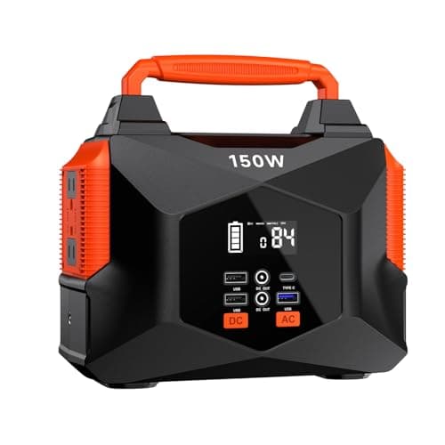 Portable Power Station for Camping, 150W 146Wh Portable Generator for Home & Outdoor Use, Quiet Power Bank with AC Outlet for Laptop, Travel, Emergency, CPAP & Backup - Image 1
