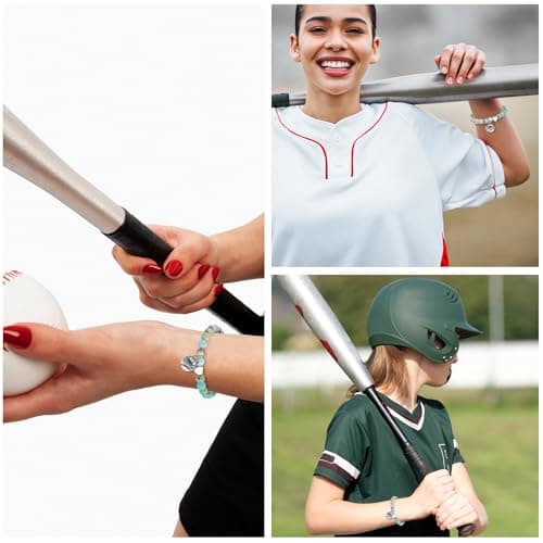 BAYLAY Softball Gifts for Teen Girls Women - Softball Bracelets Easter Basket Stuffers Accessories Stuff for Girls Birthday Gift Ideas Stocking Stuffers Softballs Senior Night Gifts - Thumbnail 3