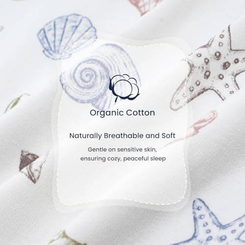 kaiya baby Unisex Sleeping Bag for Babies and Toddlers 1.0 Tog Sleep Sack 0-6 Months, Newborn Sleep Sack, Wearable Blanket Baby, One Piece Sleeveless Sleep Sack, Gifts for Baby - Thumbnail 4