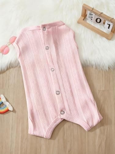 Angrypet All-Season Pet Shirts Onesie Pajamas for Small Dogs Cats Solid Ribbed Pets Clothes Small Puppy Outfits Pink Large - Thumbnail 3