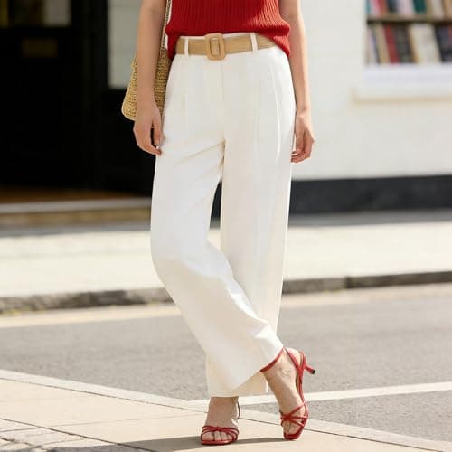 Athlefit Kitten Heels for Women Red Square Open Toe Strappy Low Heels Ankle Strap Summer Sexy Party Dress Sandals Size 7.5 - Thumbnail 3