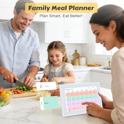 COMIX 10.1" Smart Digital Calendar for Desk, WiFi Cloud Sync Family Shared Planner with Touchscreen, Electronic Tabletop Schedule Display for Home Office, Kitchen & Nightstand - Thumbnail 3