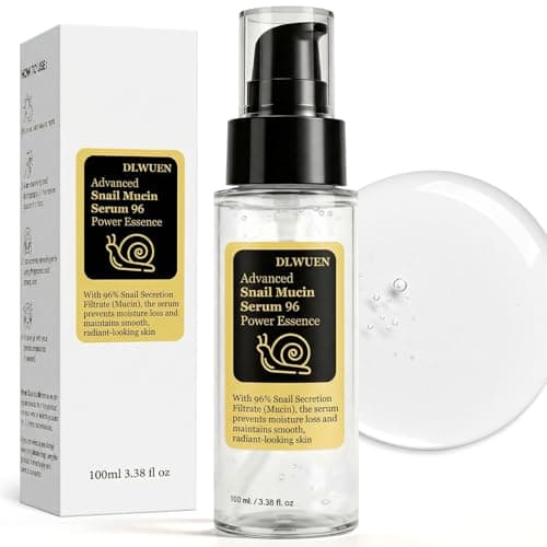 Snail Mucin Serum 100ml,Advanced Snail 96% Mucin Power Essence,Hydrating Serum for Face with Snail Secretion Filtrate for Dull Skin,Snail Mucin Repairing Serum,Skin Care for Women - Image 1