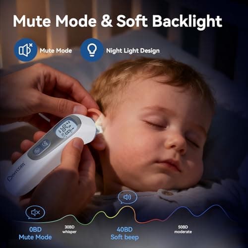 Berrcom Ear Thermometer with Heated Tip & Age Precision - Thumbnail 3