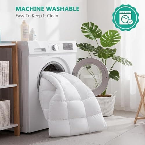 TESIONE Twin XL Mattress Topper - Extra Thick Mattress Pad Cover - Pillow Top with Soft Breathable Spiral Fiber Filling, 8-21 Inch Deep Pocket, Cooling, White - Thumbnail 5