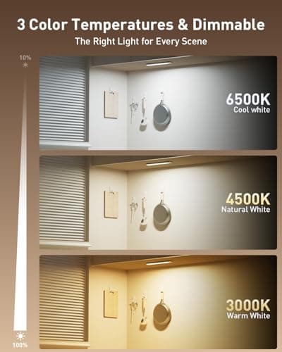 Under Cabinet Lighting Wireless, RGB Motion Sensor Light Indoor, 4 Pack - Thumbnail 6