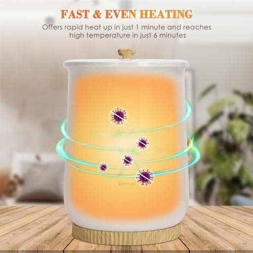 Keenray Towel Warmers, Luxury Bucket Towel Warmer, Large Towel Warmer for Bathroom, Auto Shut Off, Fits Up to Two 40"X70" Oversized Towels, Bathrobes, Blankets, PJ's and More, CL1 - Thumbnail 2