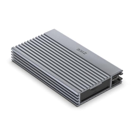 ZIKE ZikeDrive Z666 40Gbps M.2 NVMe SSD Enclosure USB 4.0 up to 3811MB/s Aluminum Case, Compatible with Thunderbolt 4 M.2 M-Key 2280, USB 4 USB 3.2 Gen2/Gen1 PCI-E Gen 4x4 Tool-Free Installation - Image 1