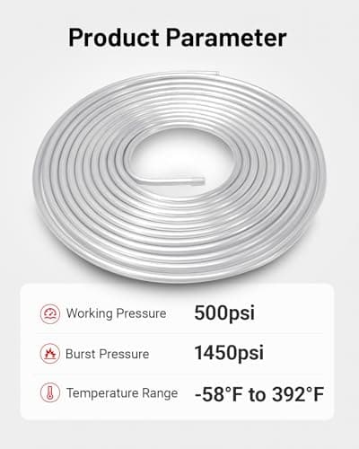EVIL ENERGY 5/16" OD Aluminum Fuel Line Hard Line Kit 25FT, 1060 Grade Aluminum Tubing Coiled - Thumbnail 3