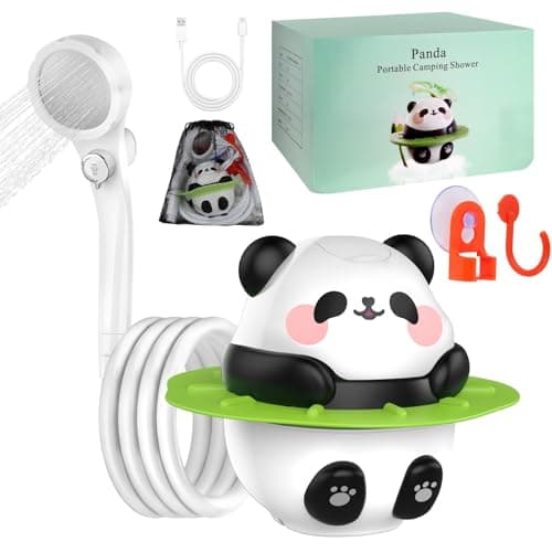 MarvinnanSlyke Portable Camping Shower, 10500mAh Camp Shower with 3 Spray Modes, IPX7 Waterproof Outdoor Shower, Perfect for Hiking, Beach, Pets & Car Wash - Image 1