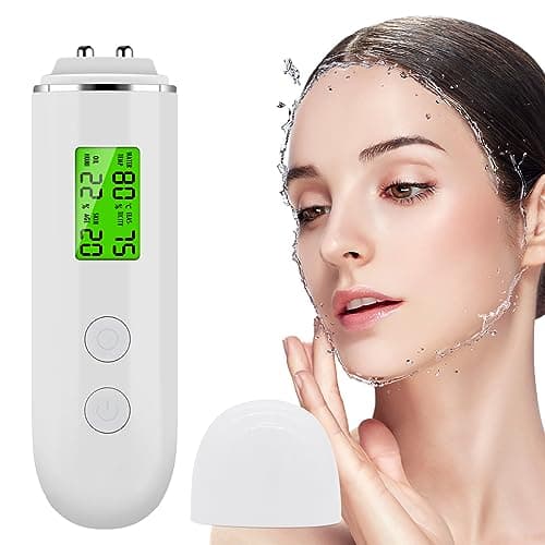 VOOADA LCD Digital Precision Skin Oil Content Analyzer, Moisture Tester Skin Monitor Detector, Face Care Tool for Beauty Salon Spa Gift for Girl Women - Image 1