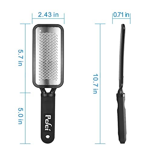 Colossal Pedicure Rasp Foot File, Professional Foot Care Pedicure Stainless Steel File to Removes Hard Skin, Can Be Used On Wet Feet - Thumbnail 5