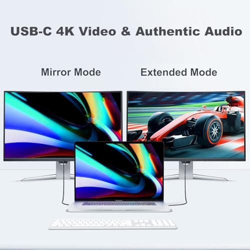 LDLrui USB C Cable 3ft, USB C 3.2 Gen 2 Cable 10Gbps Data Transfer, 4K Video Output Monitor 100W PD Fast Charging for iPhone 16, MacBook, Dell, LG, KYY, ARZOPA, for Portable Monitor - Thumbnail 4