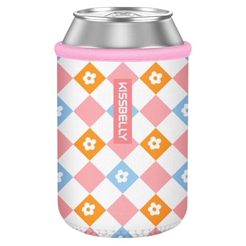 Can Cooler Sleeve, Insulated Neoprene Can Sleeve Cover Reusable Can Drink Sleeve Holder for Beverages Cans Bottles BBQs Decor Party Favors - Image 1