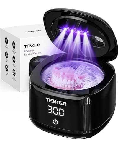 Retainer Cleaner Machine, Dental Cleaning Pod for Night Guards, Mouth Guards, Aligner, Braces, Toothbrush, Jewelry, Dentures - Image 1