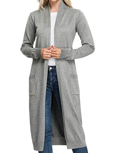 GRACE KARIN Womens Long Cardigan Sweater Summer Cardigans Lightweight Business Casual Outfits Essentials Clothing - Image 1