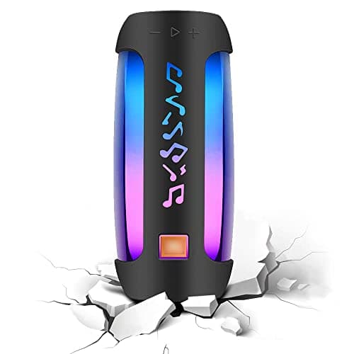 Case Cover for JBL Pulse 4 - Waterproof Portable Bluetooth Speaker, Travel Carrying Storage Bag with Shoulder Strap and Carabiner (Black) - Thumbnail 4