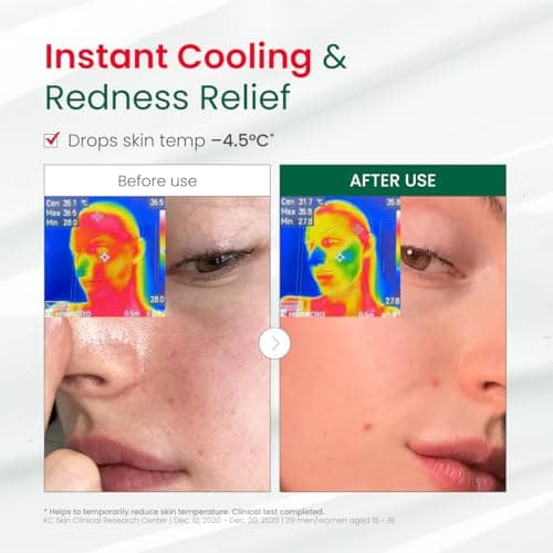 Dr. G R.E.D. Blemish Clear Hyal-Cica Soothing Serum - Korean Skincare - Long-Lasting, Hydrating Serum for All Skin Types - Cools Skin Temperature - Hyaluronic Acid & Centella Asiatica - 1.69 fl oz - Thumbnail 4