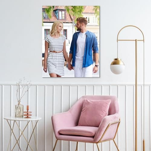 WayToLight Custom Canvas Prints with Your Photos,Personalized Wedding, Family & Couple Canvas Wall Art for Living Room Home Decor (11" X 14") - Thumbnail 4