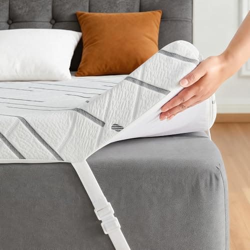 bedsmile 3 Inch Gel Memory Foam Mattress Topper Twin Size with Removable & Washable Viscose Made from Bamboo Cooling Breathable Cover, Soft Bed Topper for Back Pain, CertiPUR-US Certified - Image 1