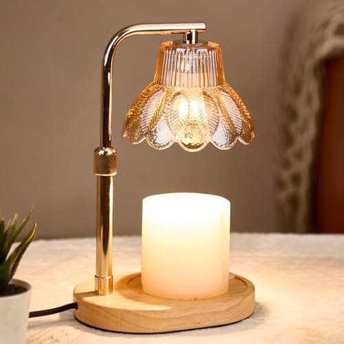 Celegete Candle Warmer Lamp with Timer and Dimmer-Adjustable Height Candle Lamp Warmer,New Home Gift Ideas,Brithday Gifts for Women Mom,Candle Light Warmer,Home Decor - Image 1