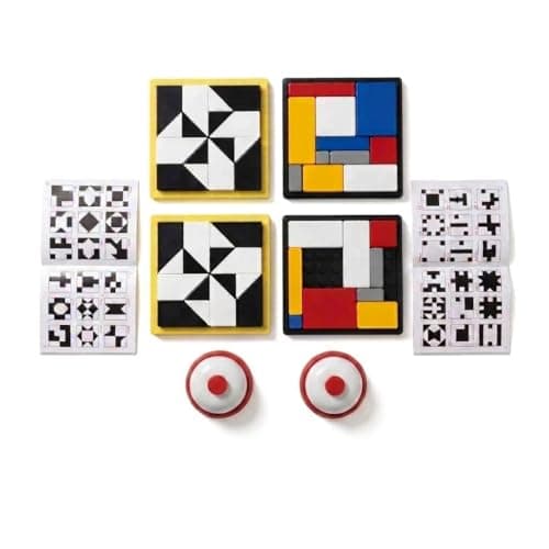 Includes 2 Battle Bells, 2 Sets of Color Logic Blocks, and 2 Sets of Black & White Hidden Blocks.