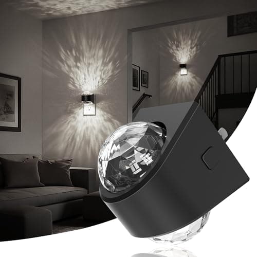 JandCase Night Lights Plug into Wall, Star Projector Night Light with 5000K Daily White, Automatic Galaxy Nightlight Plug in with Light Sensor for Bathroom Hallway Room Decor - Image 1
