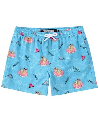 CoozySphere Boys Swimming Trunks Mesh Liner Swim Shorts Quick Dry Bathing Suit Beach Swimsuit Swimwear 5-6 Year Old - Image 1