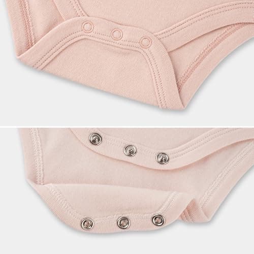 MEYSAHO Baby Newborn Layette 10-Piece Set Cotton Bodysuits Long Sleeve Pants Sets Baby Boys Girls Toddler Unisex Baby Gift Sets Flowers for 3 6 Months - Thumbnail 5