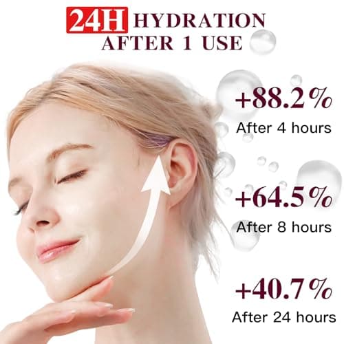 ICIKOL Collagen Face Mask with Ginseng & Peptides, Extra Eye Care Hydrogel Mask for Glass Glow and Skin Lifting Boost, Overnight Deep Hydrating, 37g x 4 Sheets - Thumbnail 4