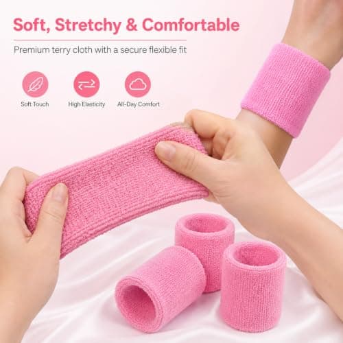 Zaptex Football Soccer Elastic Captain Armband Basketball Adjustable Player Bands (Pink) - Thumbnail 5