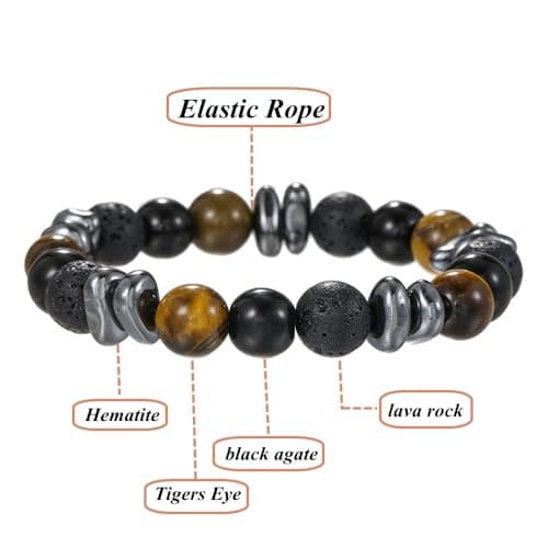 Ediseng Class of 2026 Graduation Gifts,Beaded Bracelets for Men,Cool Graduation Bracelets for College/High School/Middle School/Masters Degree/8th Grade/5th Grade - Thumbnail 5