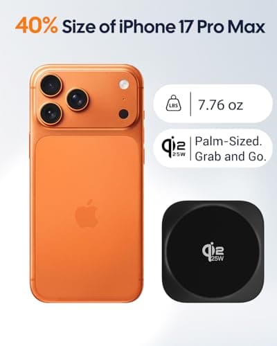 Foldable 3-in-1 Charging Station for Apple Devices, Qi2.2 25W MagSafe Charger Stand, Magnetic Wireless Charger for iPhone 17/16/15/14/13/12/Air Series, Apple Watch & AirPods (with 45W PD Adapter) - Thumbnail 4