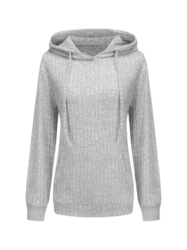 STOLKISS Sweaters for Women Fall Top Long Sleeve Hoodie Ladies Sweatshirt Pullover Loose Casual Fashion Blouses with Pockets