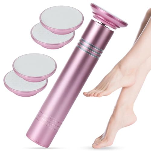 Electric Feet Callus Remover,Electric Foot Files for Men & Women,Pedicure Tool for Feet Dead Skin,Good Gift for Any Occasion,Professional Callus Remover with a Mini,Portable,Lightweight Design (Pink) - Image 1