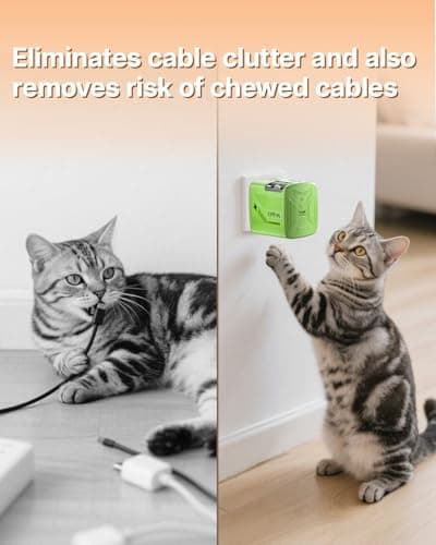 W & O Fast Charger for iPhone17/16/15,60W gan Charger,Retractable Phone Charger Wall Plug with Lightening and Type-C Cables,for iPhone Series, Galaxy S25/24,Android and More（Green） - Thumbnail 6