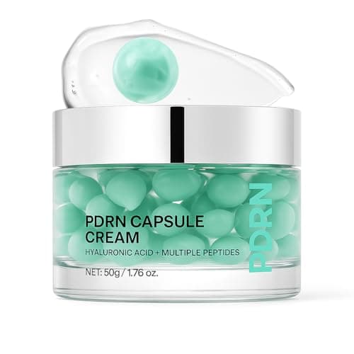 GOERTI PDRN Capsule Cream for Sensitive Skin, Salmon DNA & Peptides, Lightweight Gel Hydrator for Skin Repair, Deep Hydration & Elasticity Boost with Niacinamide for Even Skin Tone 1.76 oz - Image 1