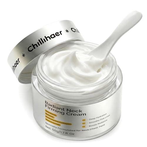 Chillihaer 8-in-1 Neck Firming Cream–Retinol & Triple Collagen Moisturizer for Neck,Face,Chest & Décolleté–Tighten, Lift&Smooth the Look of Sagging Crepey Skin, Fine Lines&Wrinkles–Women&Men,1.7 Fl Oz - Image 1